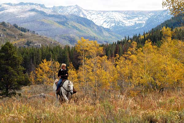 Autumn Vacation Fall Foliage Mountain Colorado Guest Ranch Vista Verde Aspens Autumn Vacation Fall Foliage Mountain Colorado Guest Ranch Vista Verde Aspens