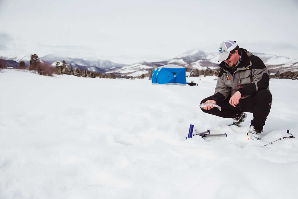 Winter Spring Break Ice Fishing Colorado