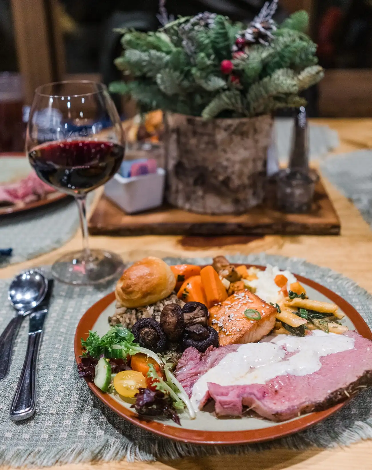 Christmas Breakfast Dinner Vista Verde Ranch Colorado Christmas