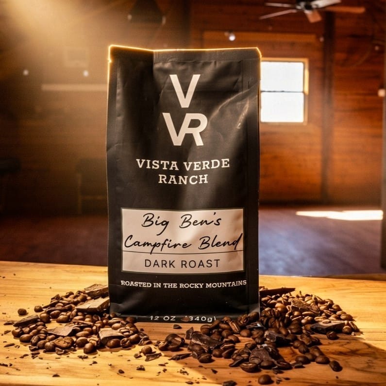 Bag of Big Ben's Campfire Blend coffee