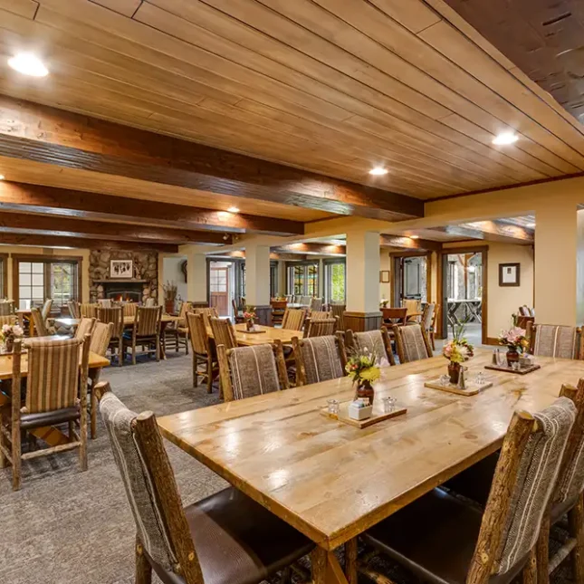 Great Room dining room at Vista Verde Ranch, Colorado Vacation