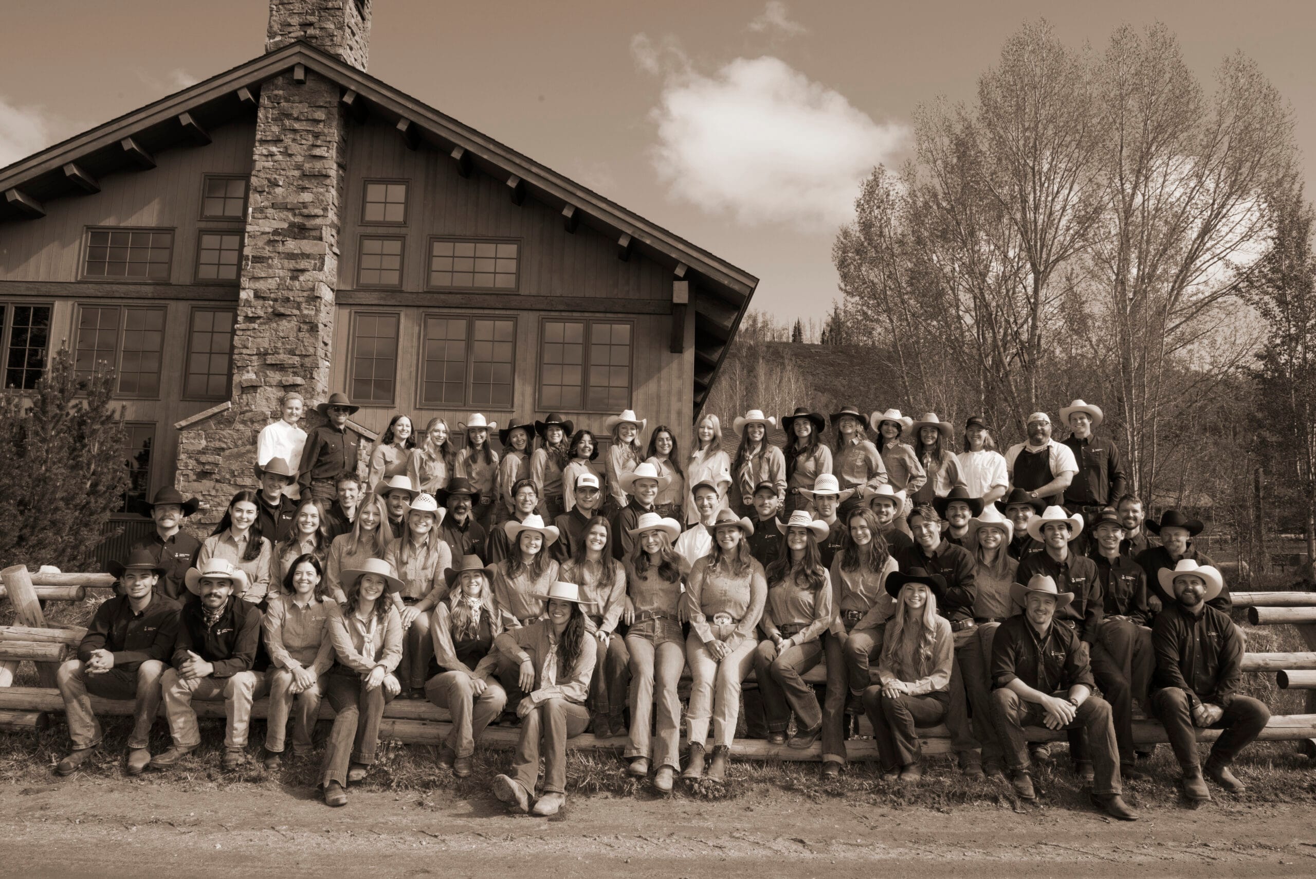 2026 Vista Verde Summer Staff Group image of the Vista Verde Ranch staff