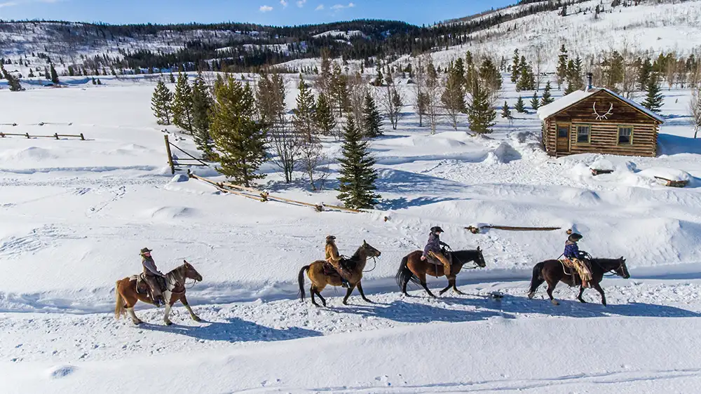 Family Vacations at Vista Verde Resort and Ranch in Colorado, Winter Vacation and Activities, Horseback Riding