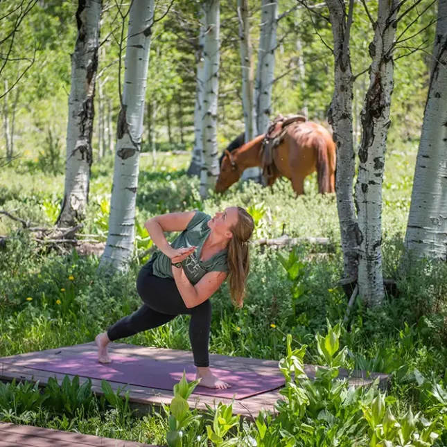 Family Vacations at Vista Verde Luxury Resort Ranch in Colorado, Dude Ranch, Spa and Wellness, Yoga