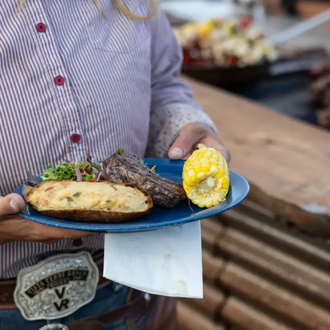 Vista Verde Ranch Colorado Luxury Resort Ranch Dining Cookouts Steak Ride Horseback